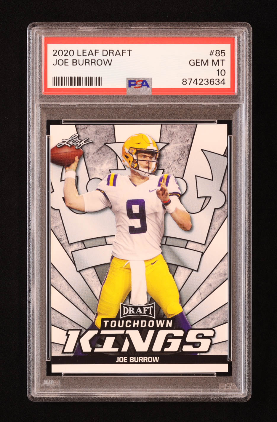 Joe Burrow 2020 Leaf Draft #85 TK RC (PSA 10) at PristineAuction.com Joe Burrow 2020 Leaf Draft #85 TK RC (PSA 10) at PristineAuction.com