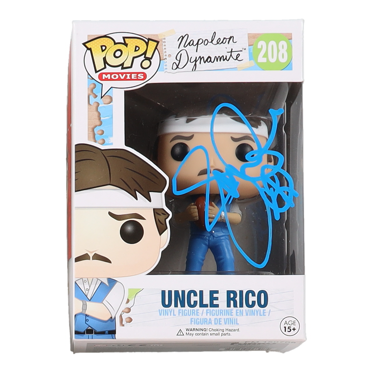 Jon Gries Signed "Napoleon Dynamite" #208 Uncle Rico Funko Pop! Vinyl Figure (Beckett) at PristineAuction.com Jon Gries Signed "Napoleon Dynamite" #208 Uncle Rico Funko Pop! Vinyl Figure (Beckett) at PristineAuction.com