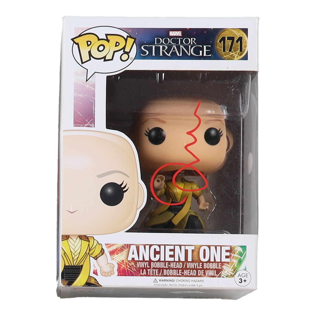 Tilda Swinton Signed "Doctor Strange" #171 Ancient One Funko Pop! Vinyl Figure (JSA) at PristineAuction.com Tilda Swinton Signed "Doctor Strange" #171 Ancient One Funko Pop! Vinyl Figure (JSA) at PristineAuction.com