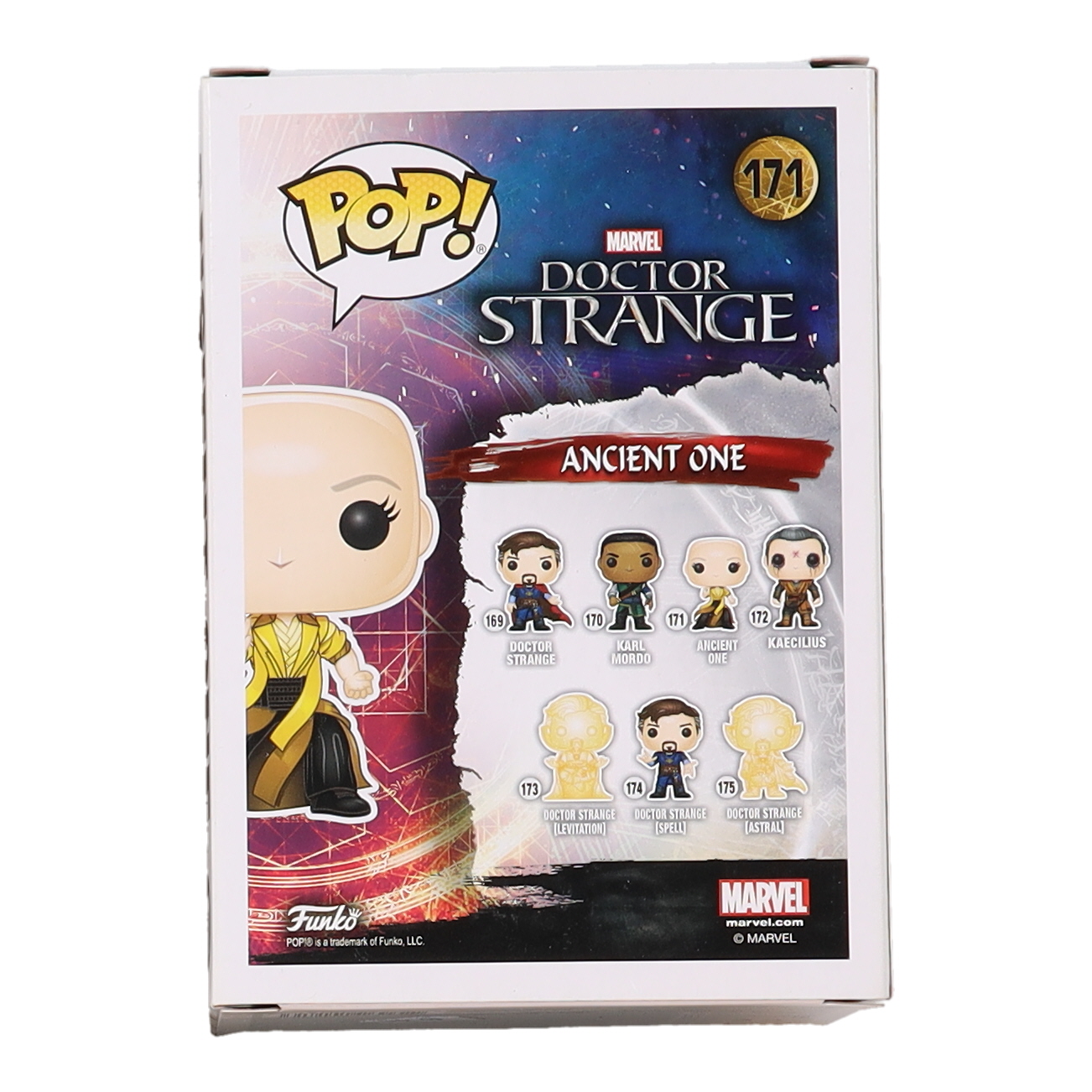 Tilda Swinton Signed "Doctor Strange" #171 Ancient One Funko Pop! Vinyl Figure (JSA) at PristineAuction.com Tilda Swinton Signed "Doctor Strange" #171 Ancient One Funko Pop! Vinyl Figure (JSA) at PristineAuction.com