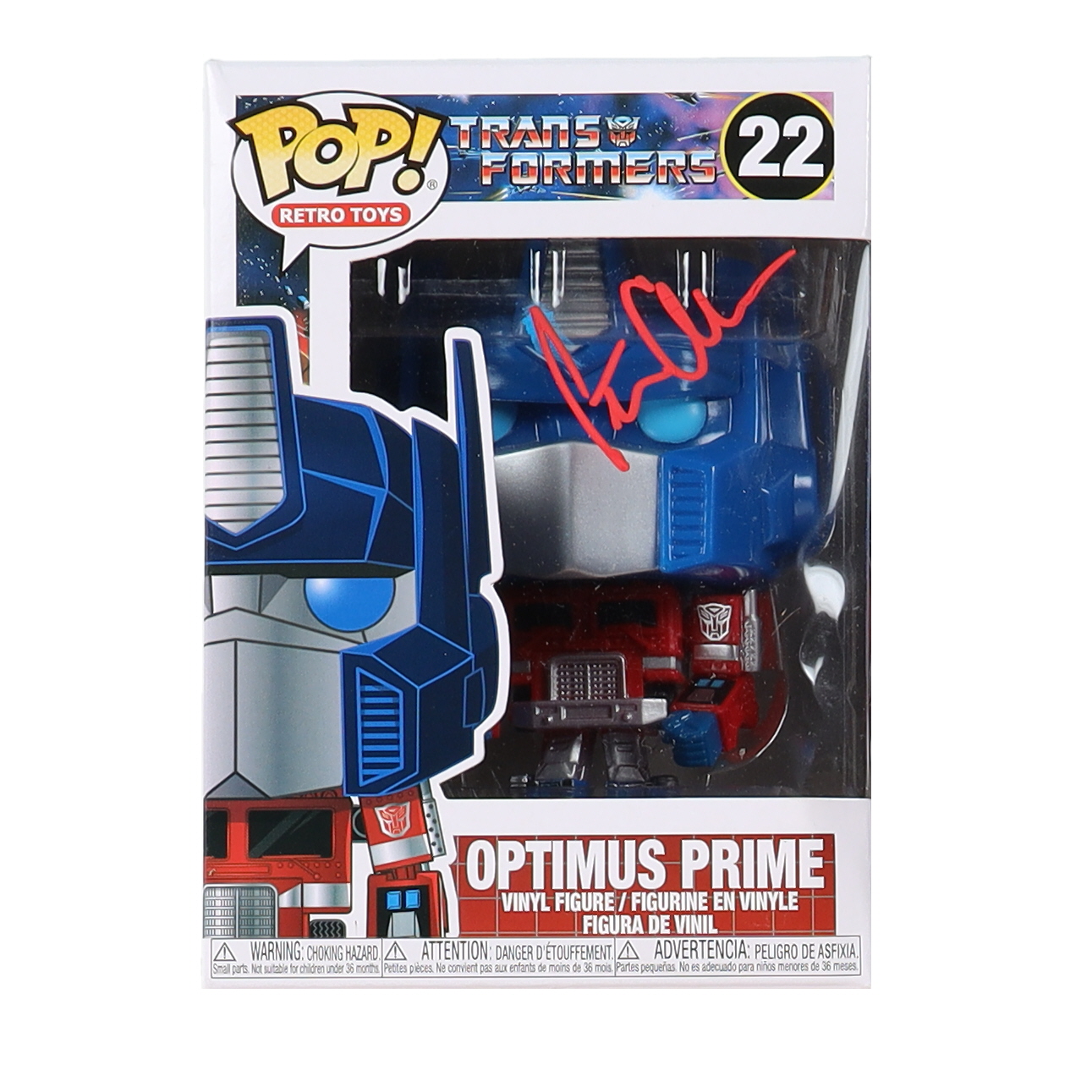 Peter Cullen Signed "Transformers" #22 Optimus Prime Funko Pop! Vinyl Figure (PSA) at PristineAuction.com Peter Cullen Signed "Transformers" #22 Optimus Prime Funko Pop! Vinyl Figure (PSA) at PristineAuction.com