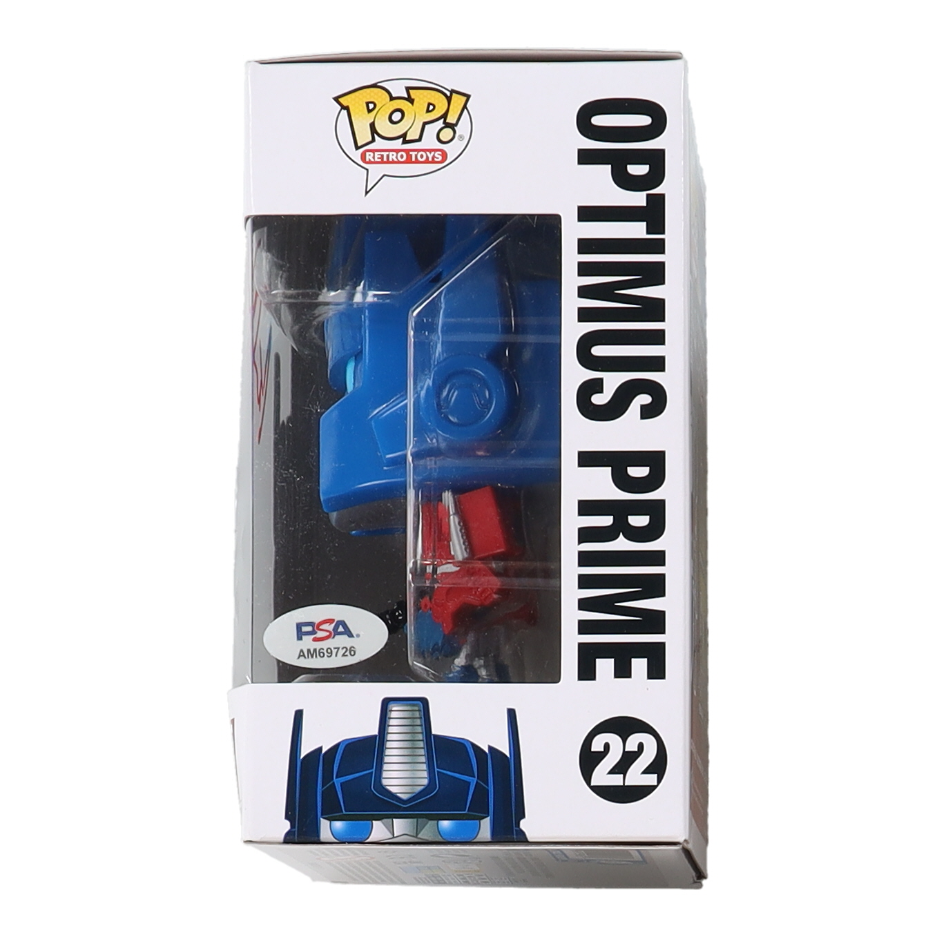 Peter Cullen Signed "Transformers" #22 Optimus Prime Funko Pop! Vinyl Figure (PSA) at PristineAuction.com Peter Cullen Signed "Transformers" #22 Optimus Prime Funko Pop! Vinyl Figure (PSA) at PristineAuction.com