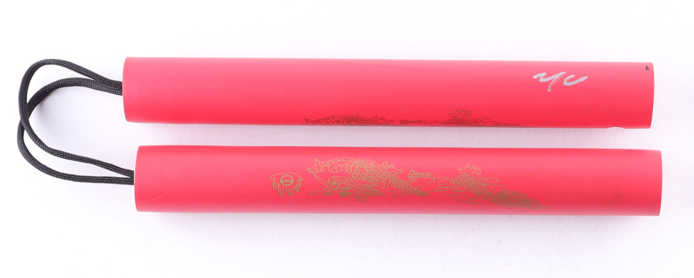 Nick Diaz Signed Foam Rubber Training Nunchucks (JSA) at PristineAuction.com Nick Diaz Signed Foam Rubber Training Nunchucks (JSA) at PristineAuction.com