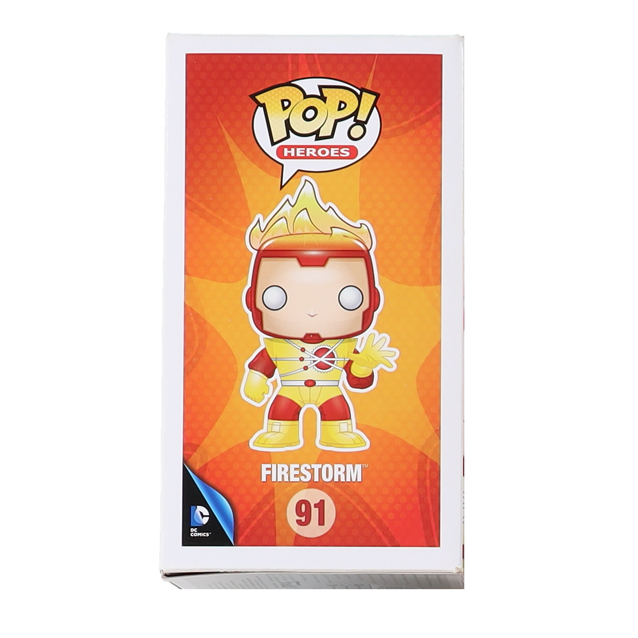 Robbie Amell Signed "DC Comics Super Heroes" #91 Firestorm Funko Pop! Vinyl Figure Inscribed "Firestorm" with Flame Sketch (JSA) at PristineAuction.com Robbie Amell Signed "DC Comics Super Heroes" #91 Firestorm Funko Pop! Vinyl Figure Inscribed "Firestorm" with Flame Sketch (JSA) at PristineAuction.com