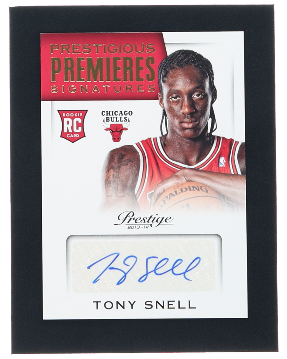 Tony Snell 2013-14 Prestige Prestigious Premieres Signatures #31 RC at PristineAuction.com Tony Snell 2013-14 Prestige Prestigious Premieres Signatures #31 RC at PristineAuction.com