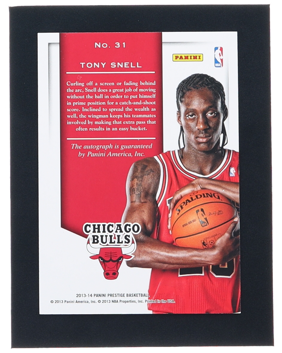 Tony Snell 2013-14 Prestige Prestigious Premieres Signatures #31 RC at PristineAuction.com Tony Snell 2013-14 Prestige Prestigious Premieres Signatures #31 RC at PristineAuction.com