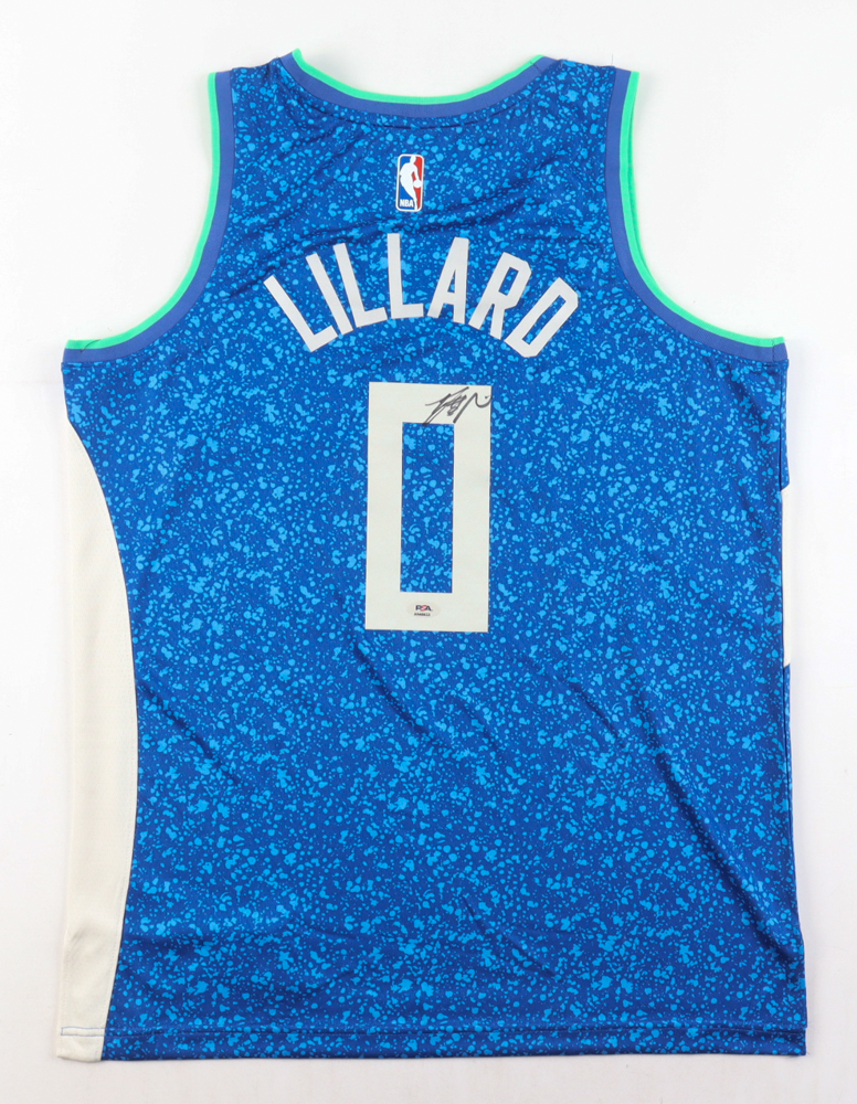Damian Lillard Signed Jersey (PSA) at PristineAuction.com Damian Lillard Signed Jersey (PSA) at PristineAuction.com