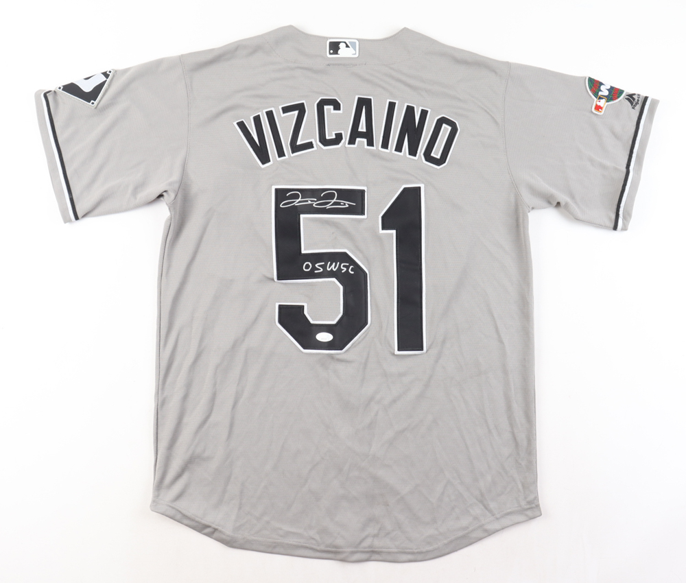 Luis Vizcaino Signed Jersey Inscribed "05 WSC" (JSA) at PristineAuction.com Luis Vizcaino Signed Jersey Inscribed "05 WSC" (JSA) at PristineAuction.com