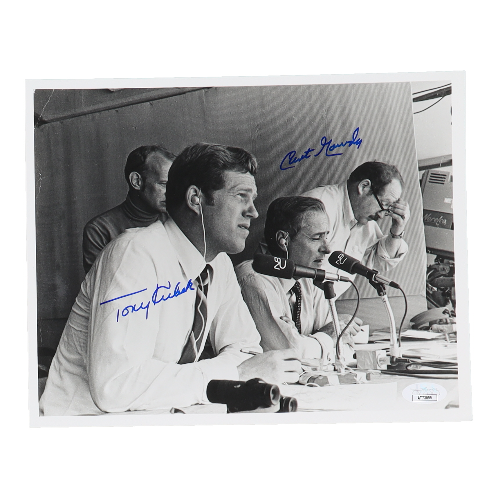 Curt Gowdy & Tony Kubek Signed 8x10 Photo (JSA) at PristineAuction.com Curt Gowdy & Tony Kubek Signed 8x10 Photo (JSA) at PristineAuction.com
