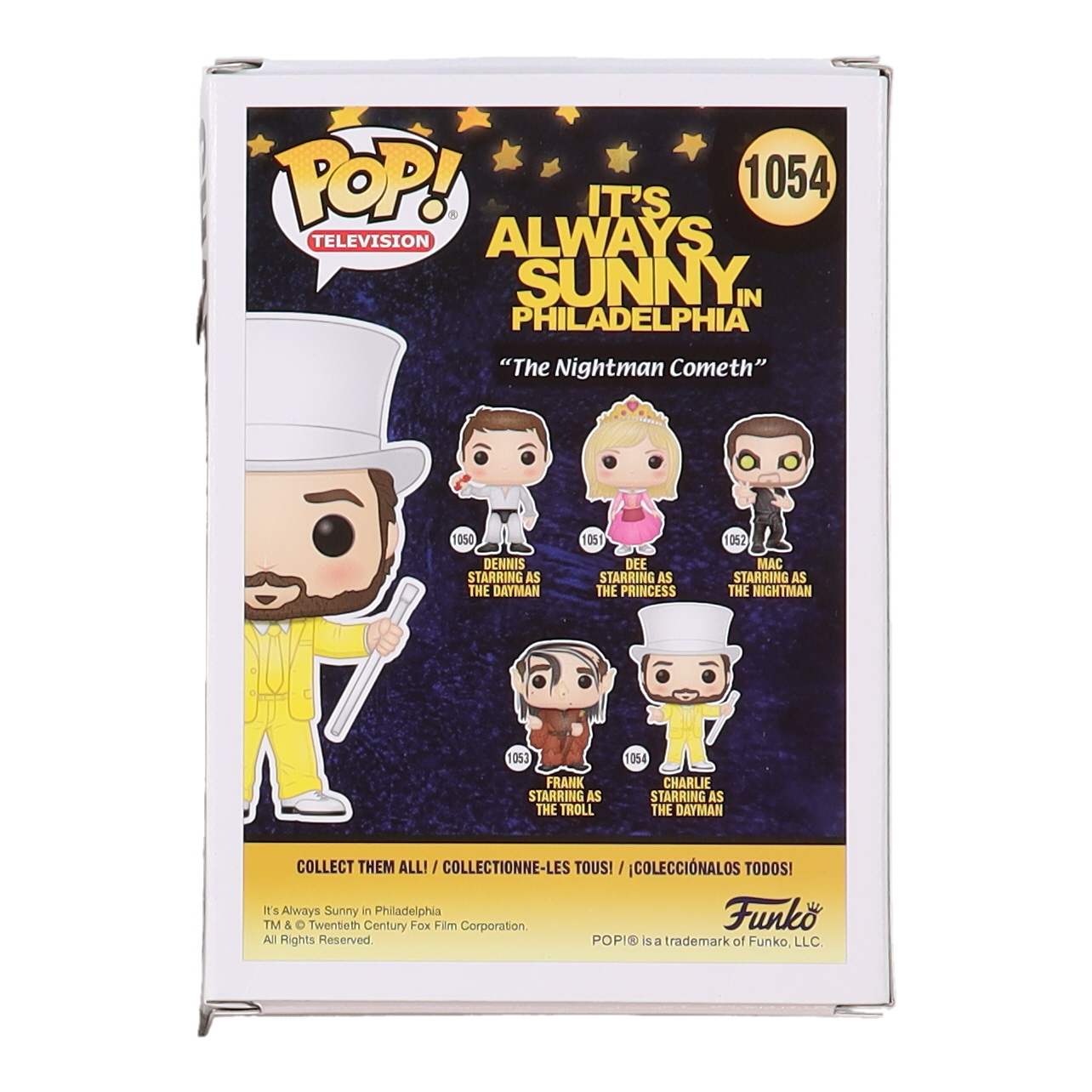Charlie Day Signed "It's Always Sunny in Philadelphia" #1054 Charlie Starring as the Dayman Funko Pop! Vinyl Figure (Beckett) at PristineAuction.com Charlie Day Signed "It's Always Sunny in Philadelphia" #1054 Charlie Starring as the Dayman Funko Pop! Vinyl Figure (Beckett) at PristineAuction.com