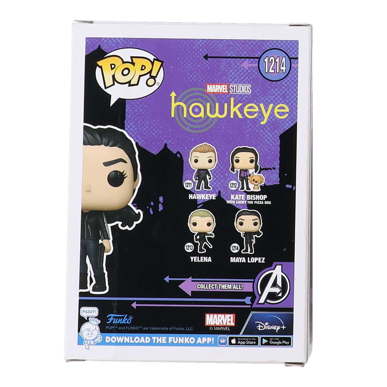 Alaqua Cox Signed "Hawkeye" #1214 Maya Lopez Funko Pop! Vinyl Figure (PSA) at PristineAuction.com Alaqua Cox Signed "Hawkeye" #1214 Maya Lopez Funko Pop! Vinyl Figure (PSA) at PristineAuction.com