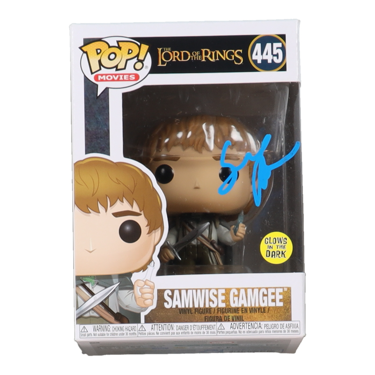 Sean Astin Signed "The Lord of the Rings" #445 Samwise Gamgee Funko Pop! Vinyl Figure (Beckett) at PristineAuction.com Sean Astin Signed "The Lord of the Rings" #445 Samwise Gamgee Funko Pop! Vinyl Figure (Beckett) at PristineAuction.com