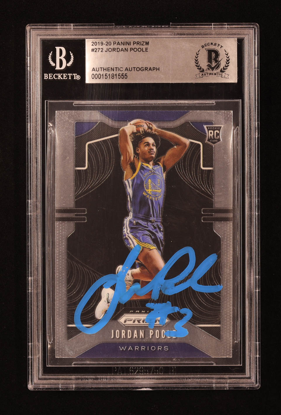Jordan Poole Signed 2019-20 Panini Prizm #272 RC (BGS) at PristineAuction.com Jordan Poole Signed 2019-20 Panini Prizm #272 RC (BGS) at PristineAuction.com