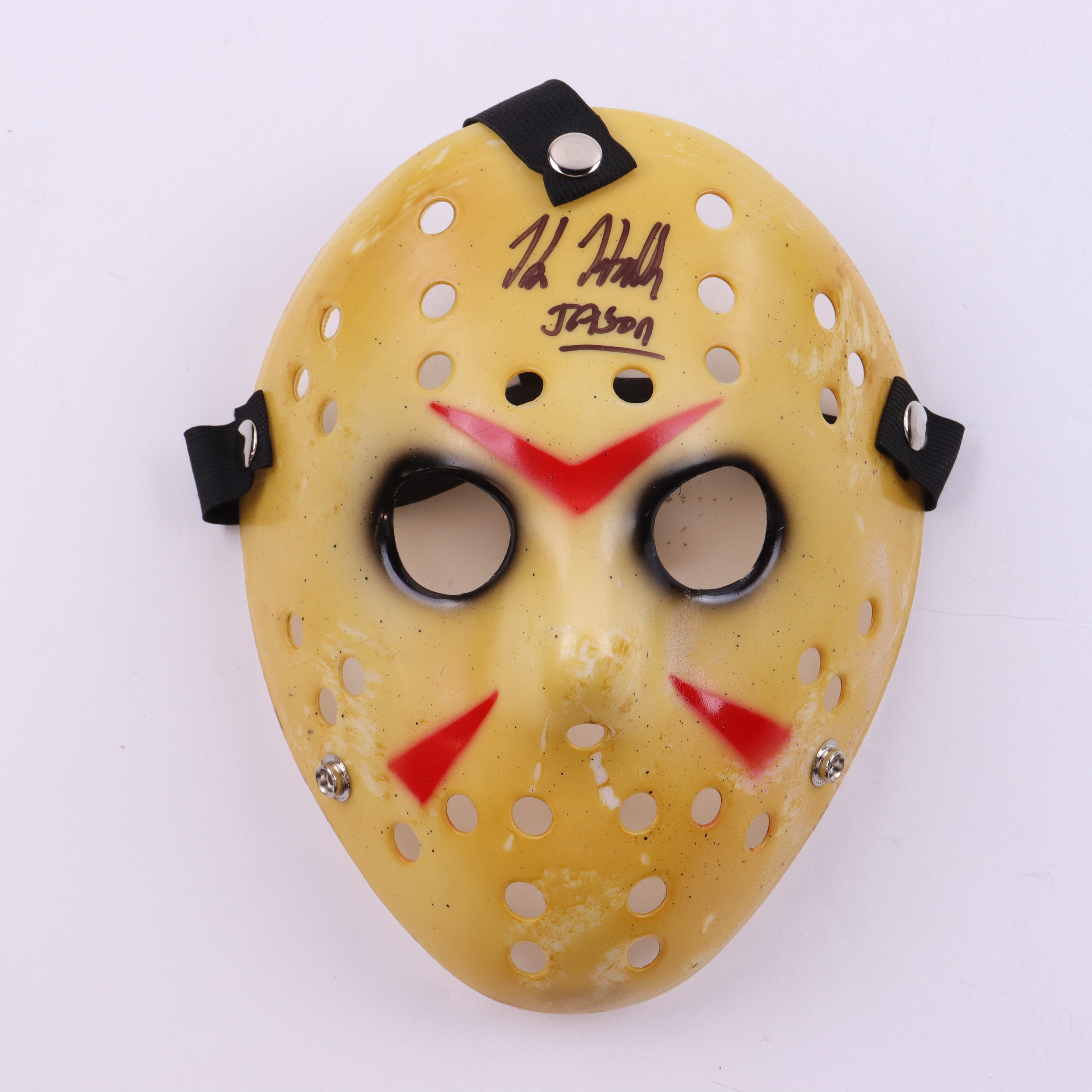 Kane Hodder Signed "Friday the 13th" Mask Inscribed "Jason" (PSA) at PristineAuction.com Kane Hodder Signed "Friday the 13th" Mask Inscribed "Jason" (PSA) at PristineAuction.com