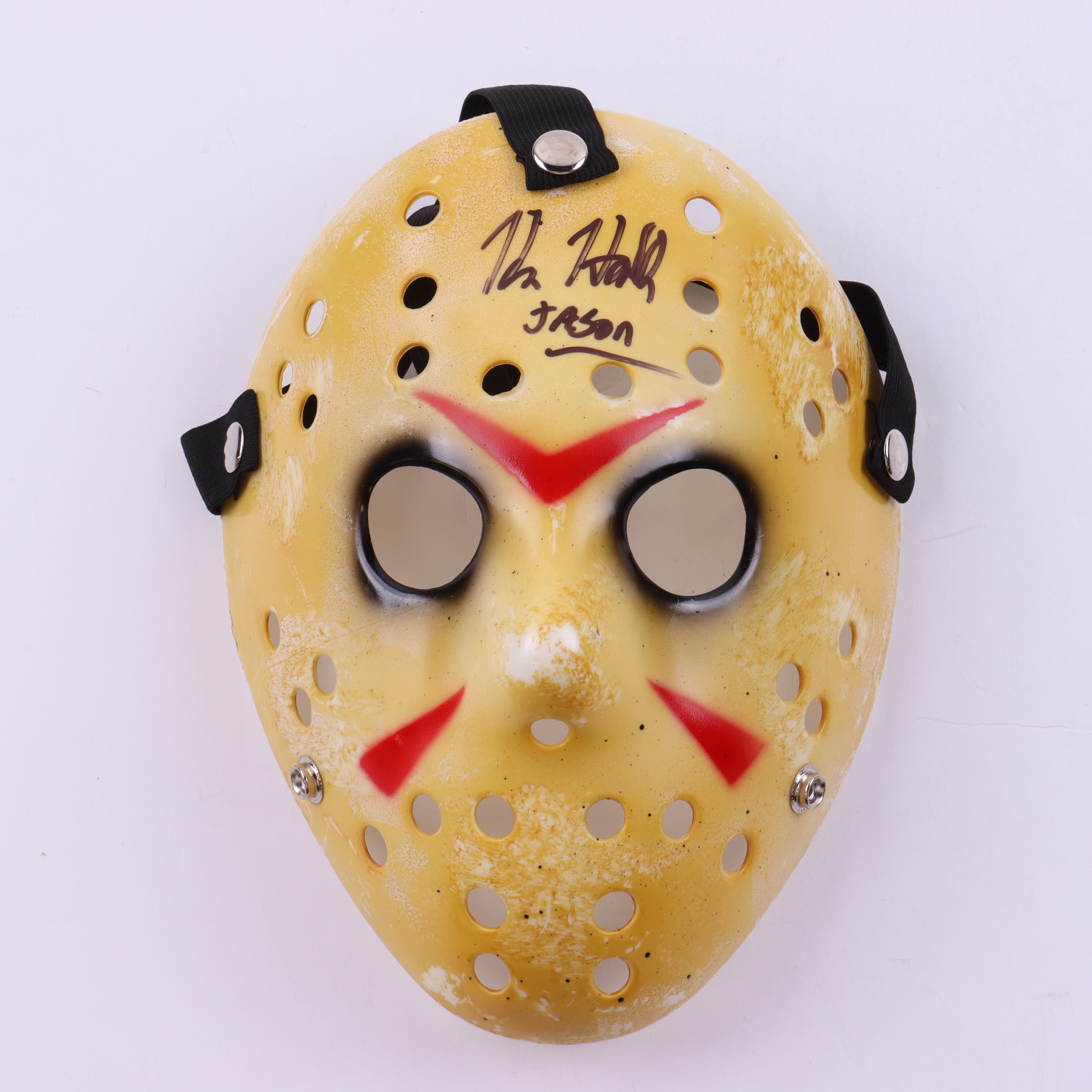 Kane Hodder Signed "Friday the 13th" Mask Inscribed "Jason" (PSA) at PristineAuction.com Kane Hodder Signed "Friday the 13th" Mask Inscribed "Jason" (PSA) at PristineAuction.com