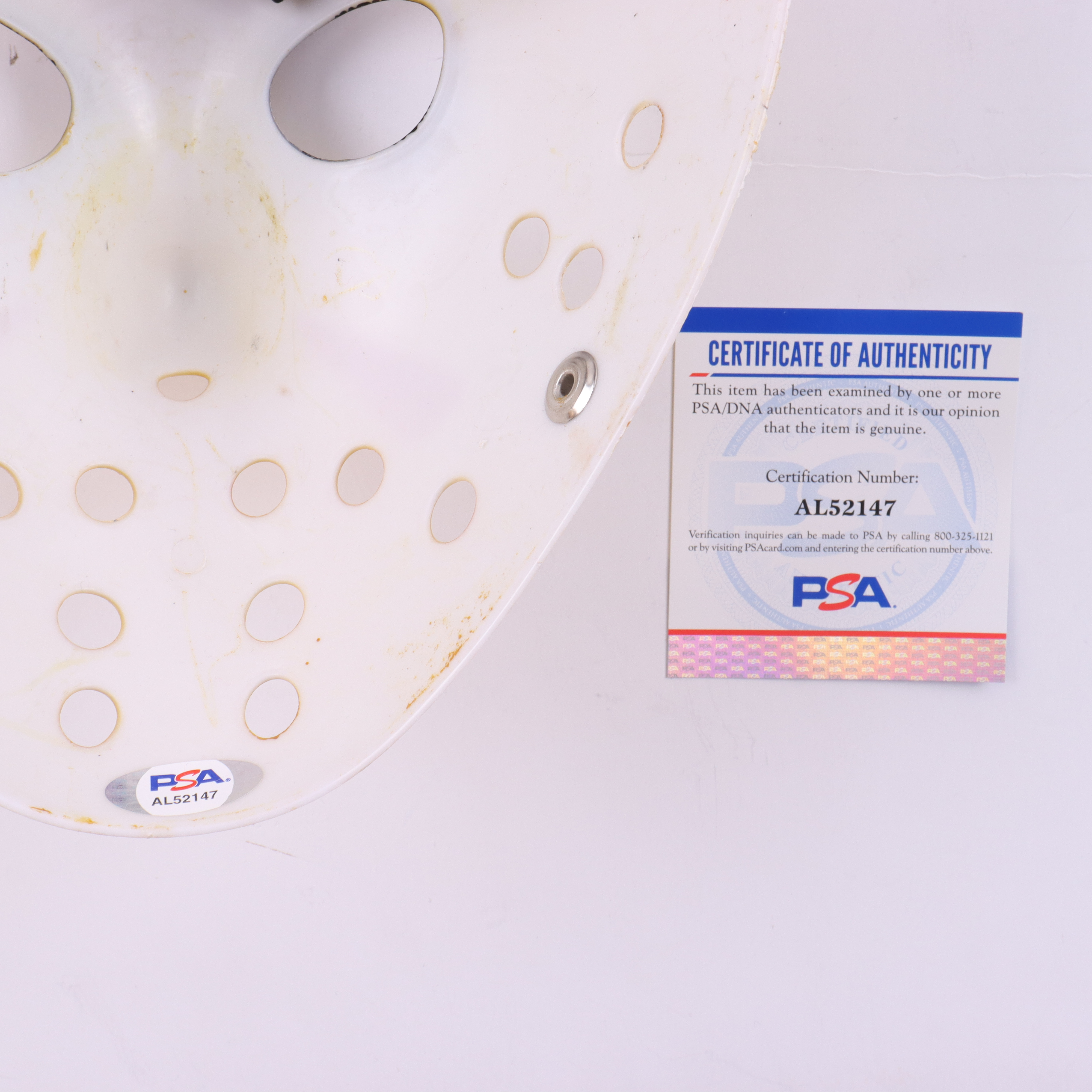 Kane Hodder Signed "Friday the 13th" Mask Inscribed "Jason" (PSA) at PristineAuction.com Kane Hodder Signed "Friday the 13th" Mask Inscribed "Jason" (PSA) at PristineAuction.com
