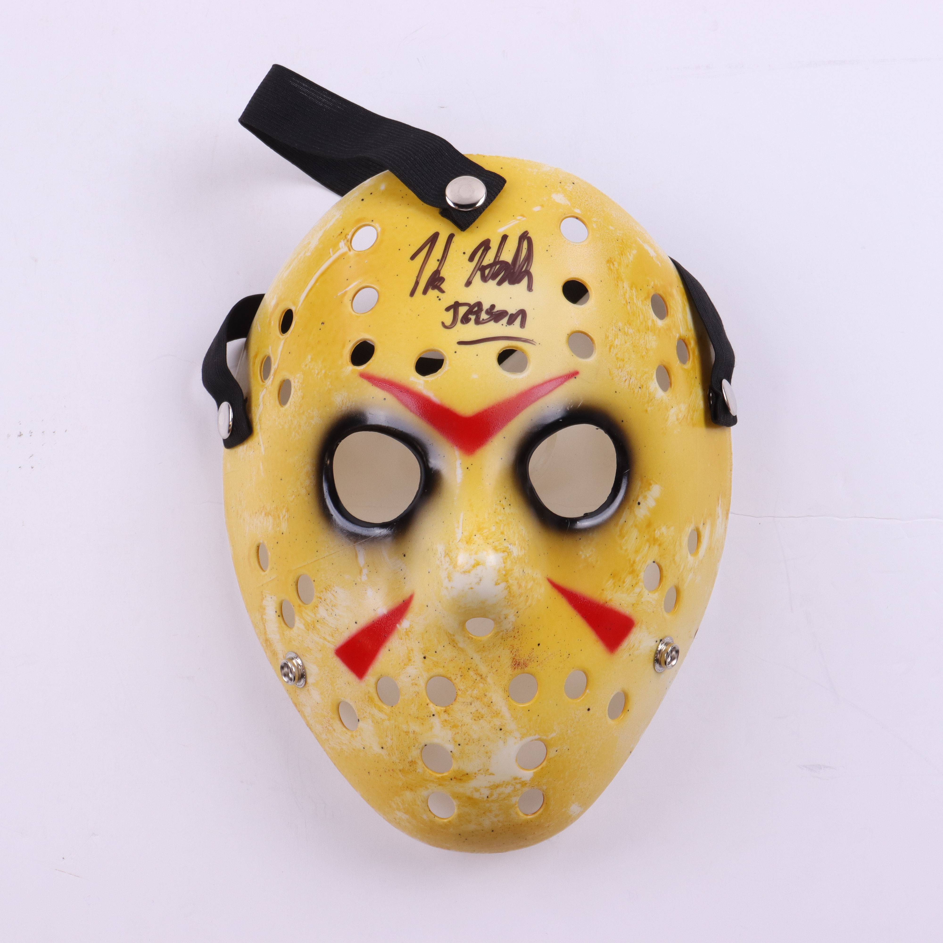 Kane Hodder Signed "Friday the 13th" Mask Inscribed "Jason" (PSA) at PristineAuction.com Kane Hodder Signed "Friday the 13th" Mask Inscribed "Jason" (PSA) at PristineAuction.com