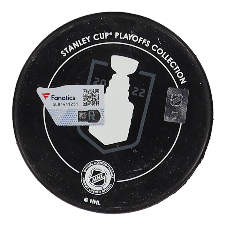 Cale Makar Signed Avalanche 2022 Stanley Cup Logo Hockey Puck (Fanatics) at PristineAuction.com Cale Makar Signed Avalanche 2022 Stanley Cup Logo Hockey Puck (Fanatics) at PristineAuction.com