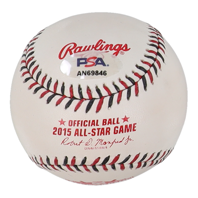 Lorenzo Cain Signed 2015 All-Star Game Baseball (PSA) at PristineAuction.com Lorenzo Cain Signed 2015 All-Star Game Baseball (PSA) at PristineAuction.com