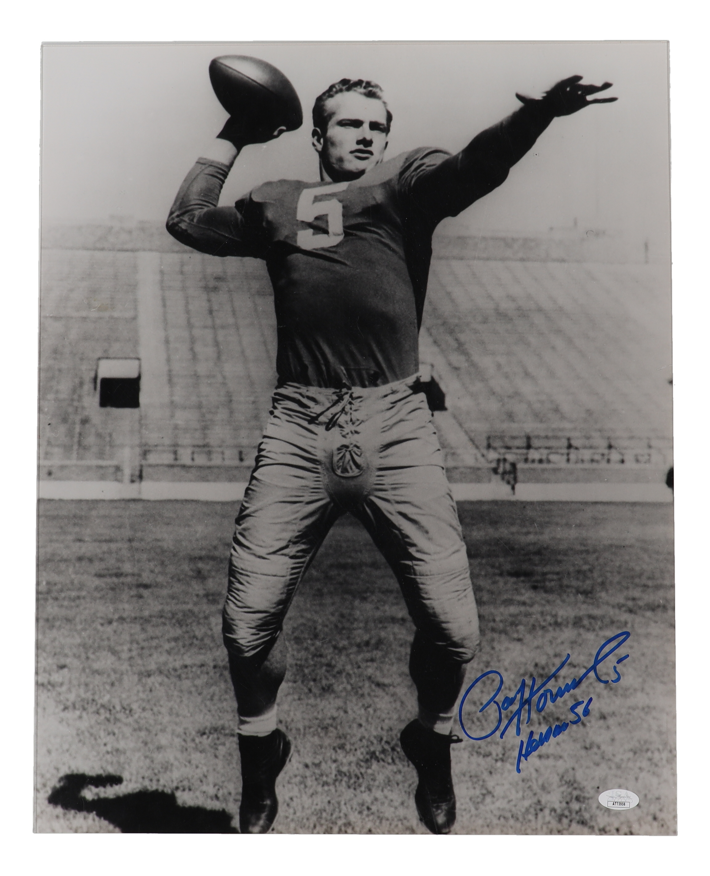 Paul Hornung Signed Notre Dame Fighting Irish 16x20 Photo Inscribed "Heisman '56" (JSA) at PristineAuction.com Paul Hornung Signed Notre Dame Fighting Irish 16x20 Photo Inscribed "Heisman '56" (JSA) at PristineAuction.com