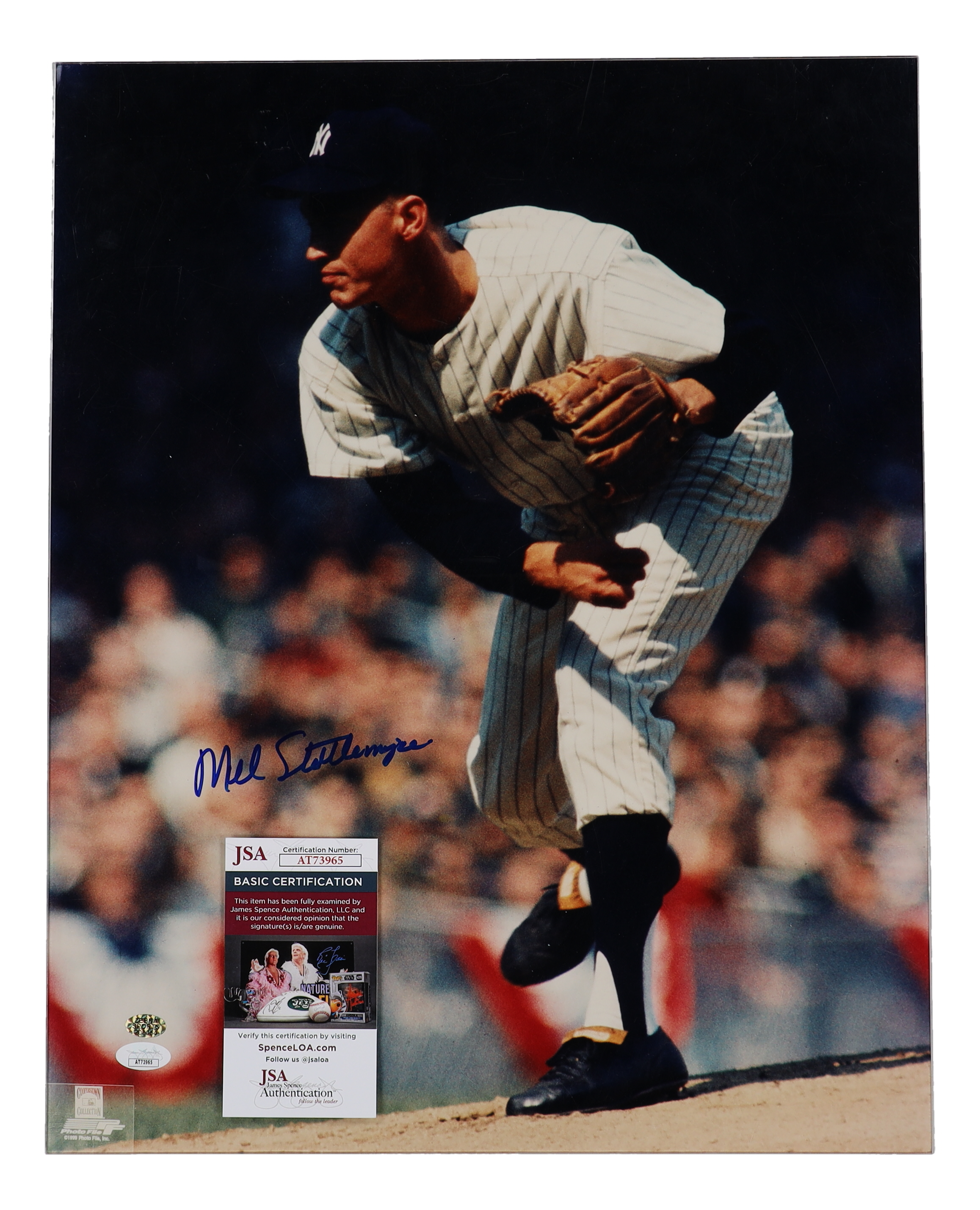 Mel Stottlemyre Signed Yankees 16x20 Photo (JSA) at PristineAuction.com Mel Stottlemyre Signed Yankees 16x20 Photo (JSA) at PristineAuction.com