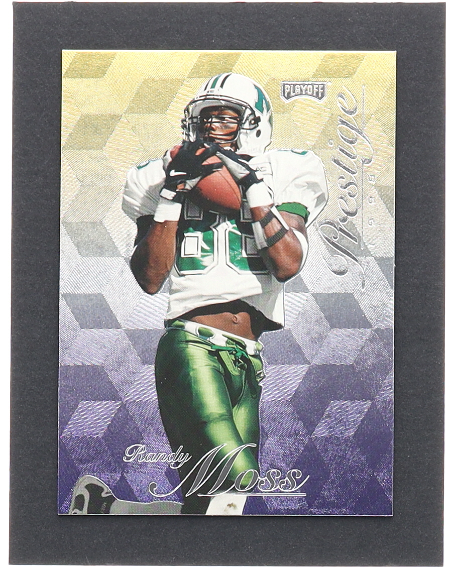 Randy Moss 1998 Playoff Prestige Hobby #173 RC at PristineAuction.com Randy Moss 1998 Playoff Prestige Hobby #173 RC at PristineAuction.com