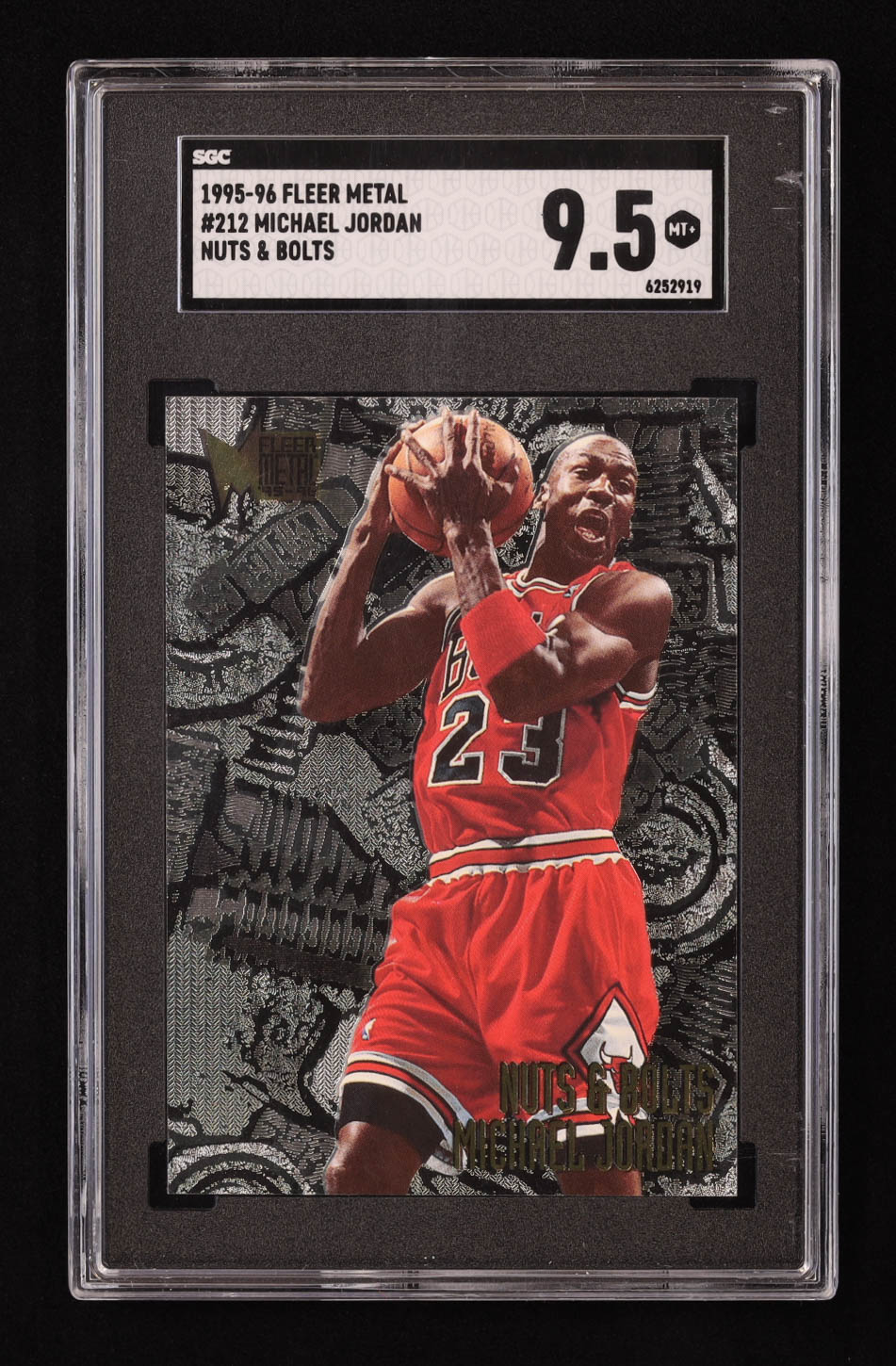 Michael Jordan 1995-96 Metal #212 NB (SGC 9.5) at PristineAuction.com Michael Jordan 1995-96 Metal #212 NB (SGC 9.5) at PristineAuction.com