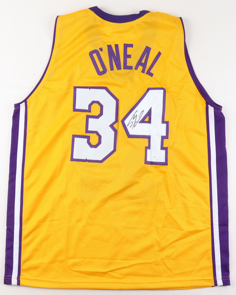 Shaquille O'Neal Signed Jersey (JSA) at PristineAuction.com Shaquille O'Neal Signed Jersey (JSA) at PristineAuction.com