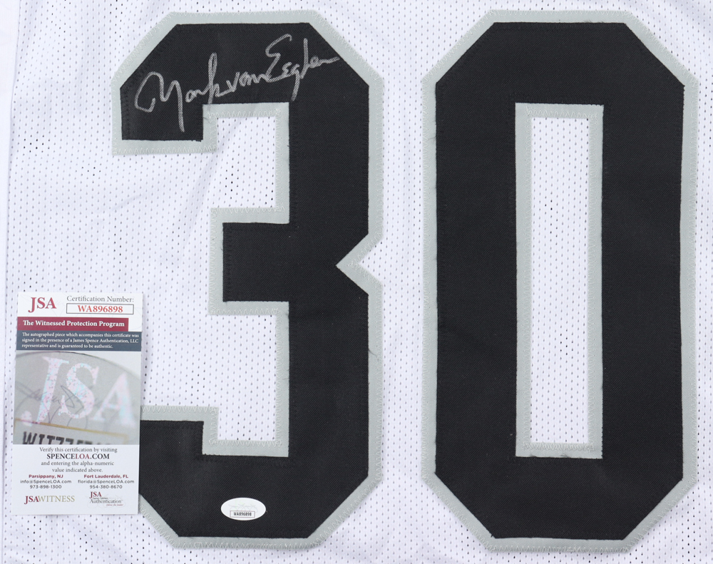 Mark Van Eeghen Signed Jersey (JSA) at PristineAuction.com Mark Van Eeghen Signed Jersey (JSA) at PristineAuction.com
