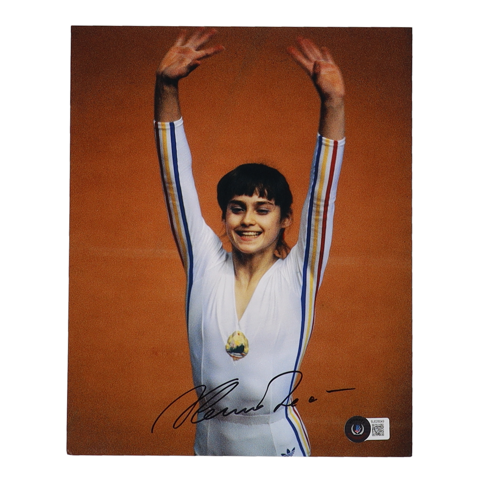Nadia Comaneci Signed 8x10 Photo (Beckett) at PristineAuction.com Nadia Comaneci Signed 8x10 Photo (Beckett) at PristineAuction.com