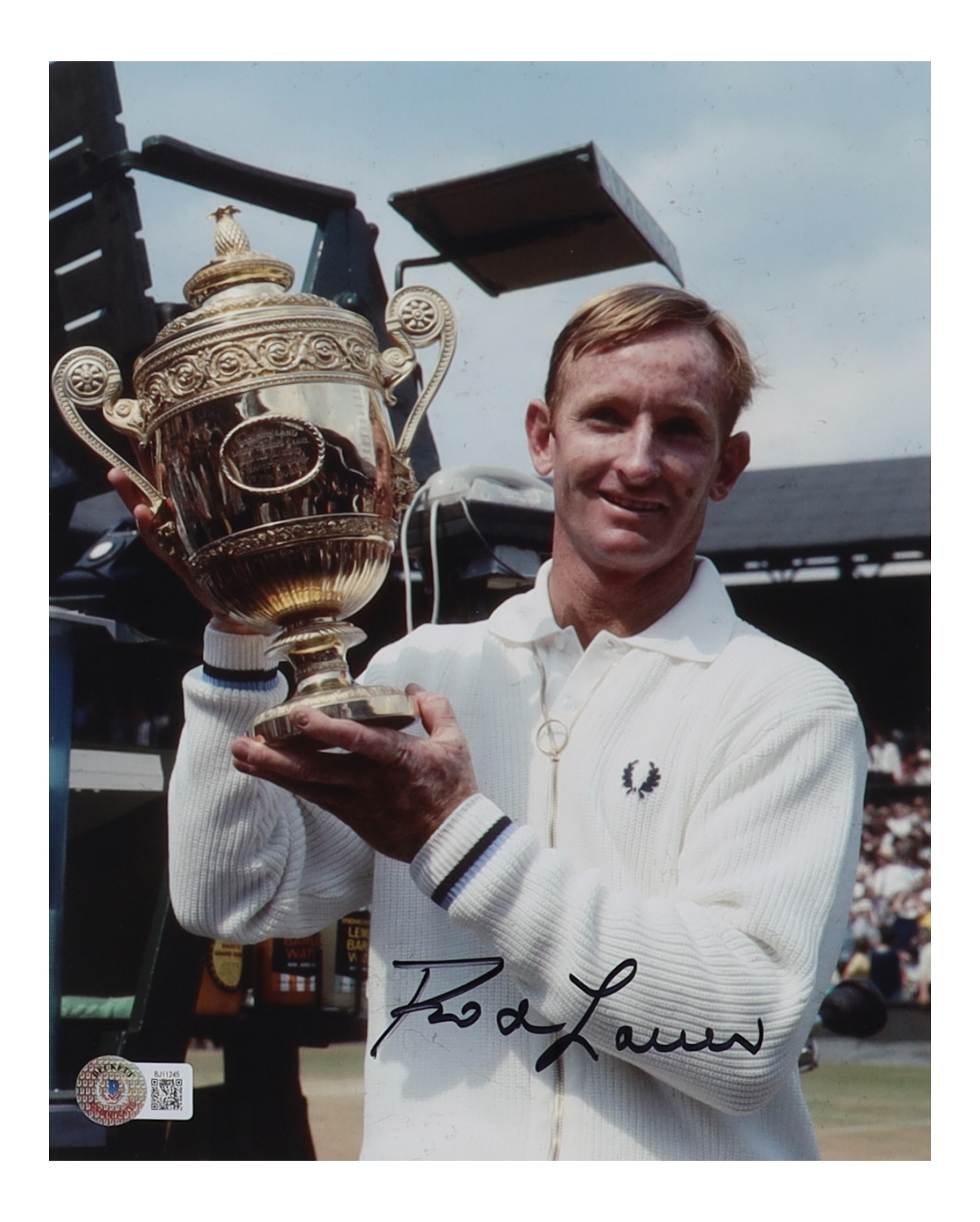 Rod Laver Signed 8x10 Photo (Beckett) at PristineAuction.com Rod Laver Signed 8x10 Photo (Beckett) at PristineAuction.com