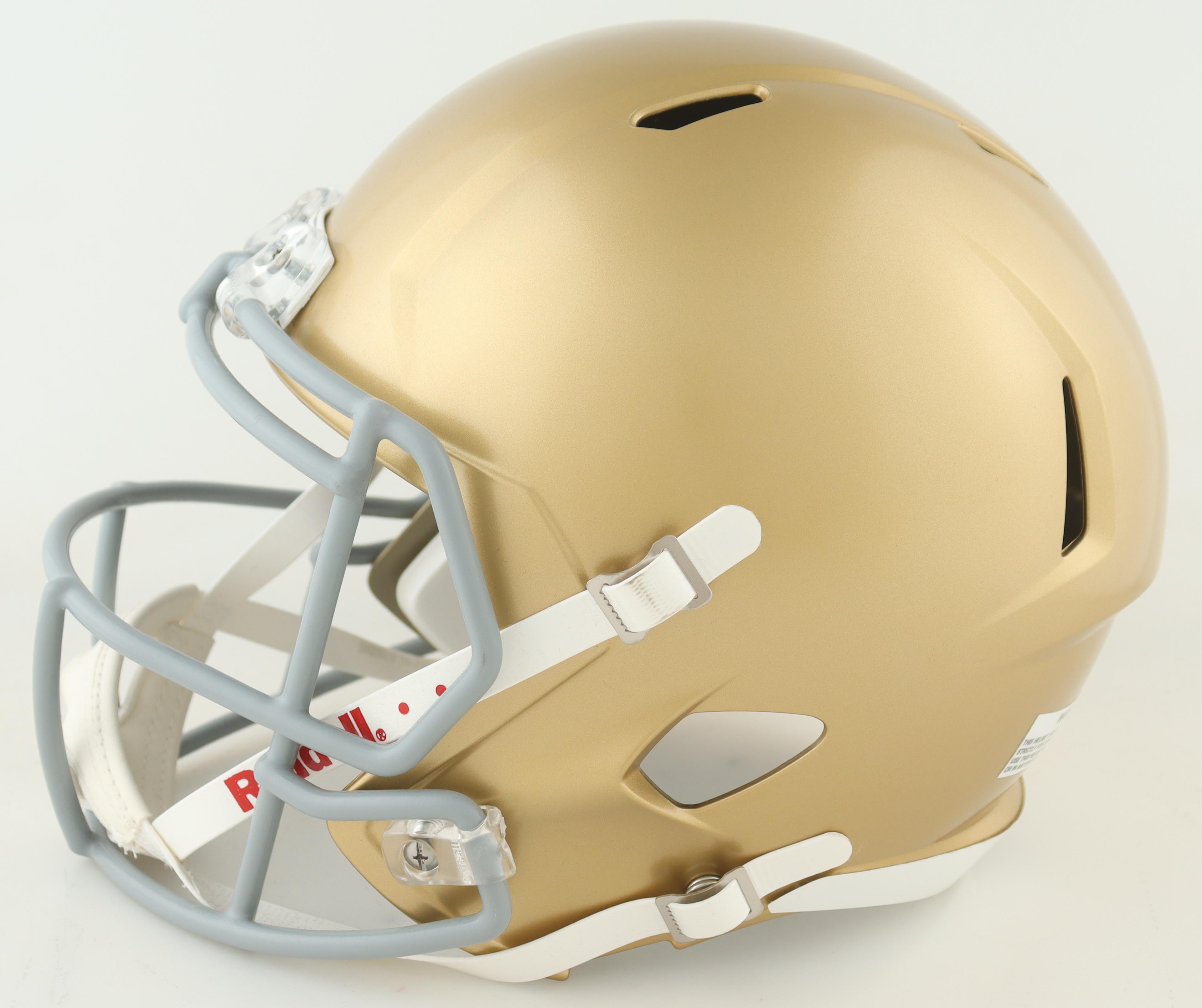 Lou Holtz Signed Notre Dame FIghting Irish Full-Size Helmet (Steiner & Palm Beach) at PristineAuction.com Lou Holtz Signed Notre Dame FIghting Irish Full-Size Helmet (Steiner & Palm Beach) at PristineAuction.com