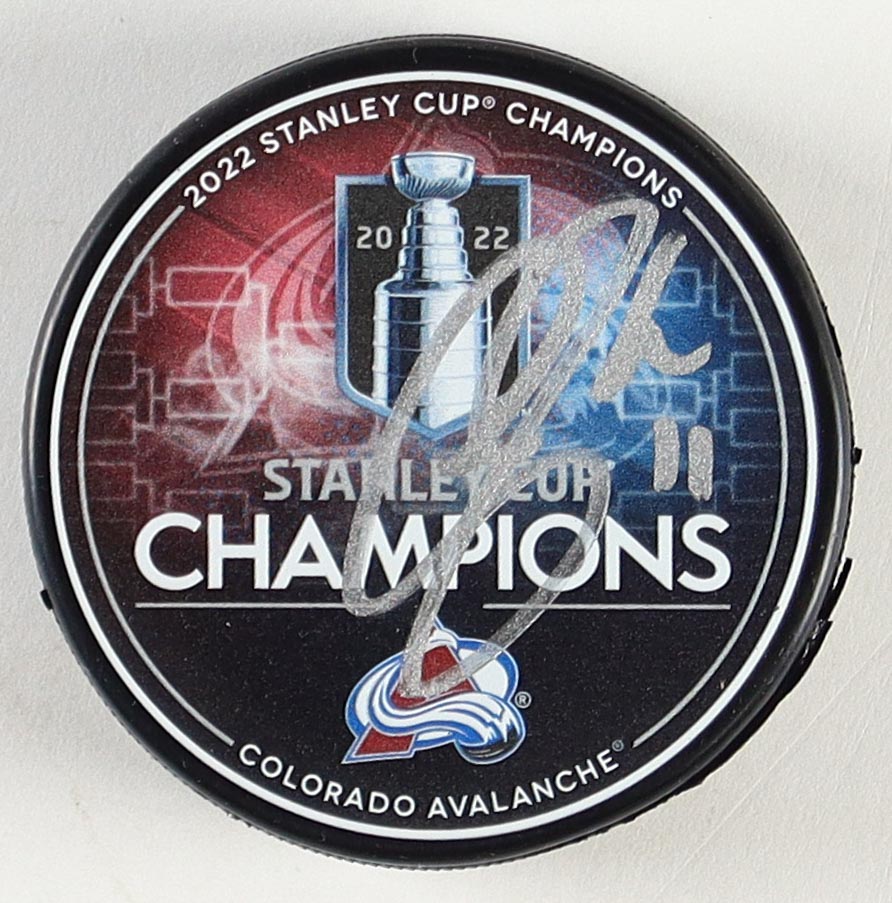 Andrew Cogliano Signed 2022 Stanley Cup Final Logo Hockey Puck (JSA) at PristineAuction.com Andrew Cogliano Signed 2022 Stanley Cup Final Logo Hockey Puck (JSA) at PristineAuction.com