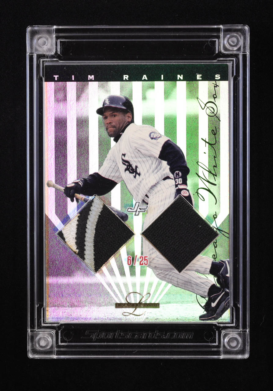 Tim Raines 2023 Jersey Fusion Dual Game Used Swatch #TR94 #6/25 at PristineAuction.com Tim Raines 2023 Jersey Fusion Dual Game Used Swatch #TR94 #6/25 at PristineAuction.com