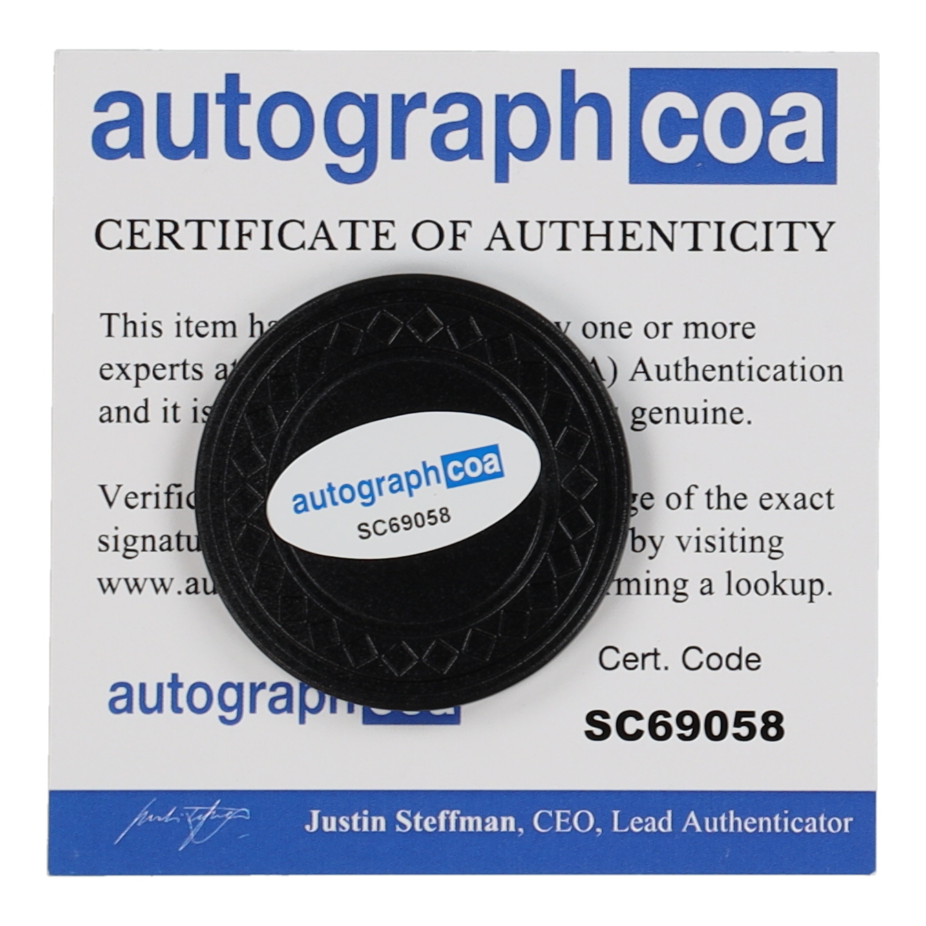 Matt Damon Signed Poker Chip (ACOA) at PristineAuction.com Matt Damon Signed Poker Chip (ACOA) at PristineAuction.com