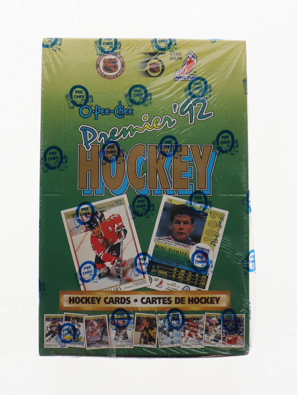 1992 O-Pee-Chee Premier Hockey Series Box of (36) Packs at PristineAuction.com 1992 O-Pee-Chee Premier Hockey Series Box of (36) Packs at PristineAuction.com