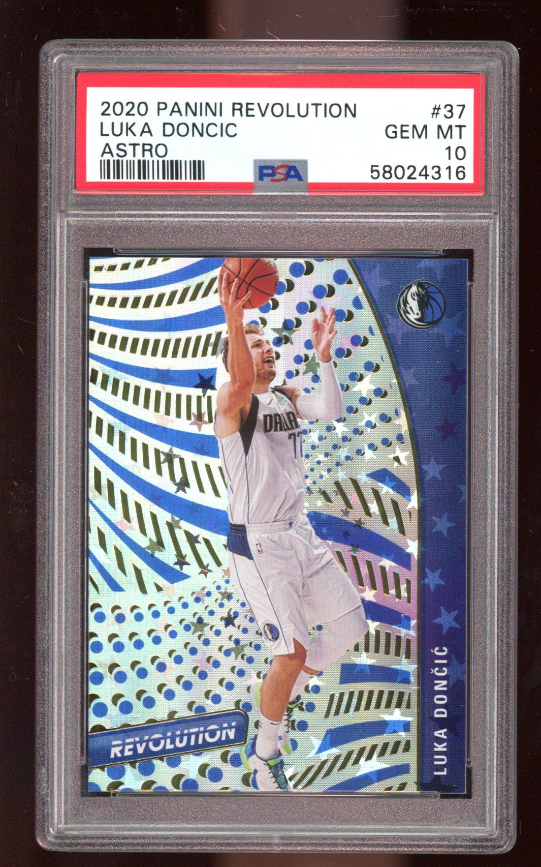 Luka Doncic 2020-21 Panini Revolution Astro #37 (PSA 10) at PristineAuction.com Luka Doncic 2020-21 Panini Revolution Astro #37 (PSA 10) at PristineAuction.com
