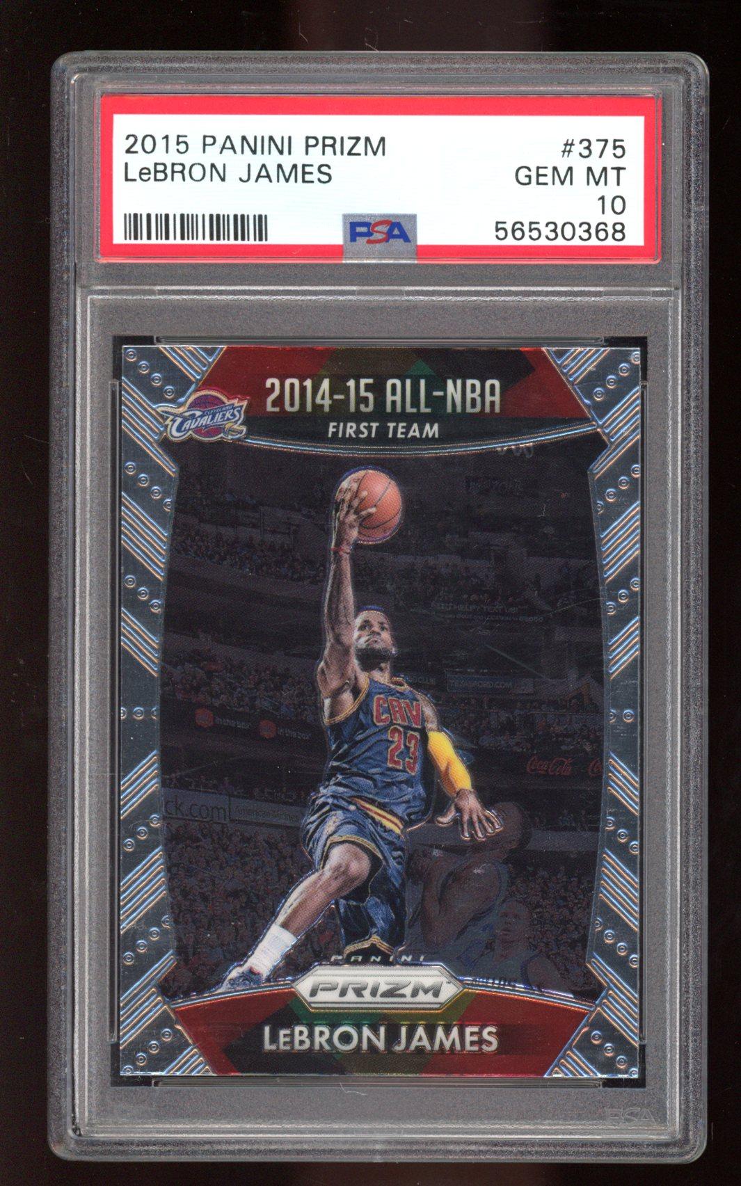 LeBron James 2015-16 Panini Prizm #375 (PSA 10) at PristineAuction.com LeBron James 2015-16 Panini Prizm #375 (PSA 10) at PristineAuction.com