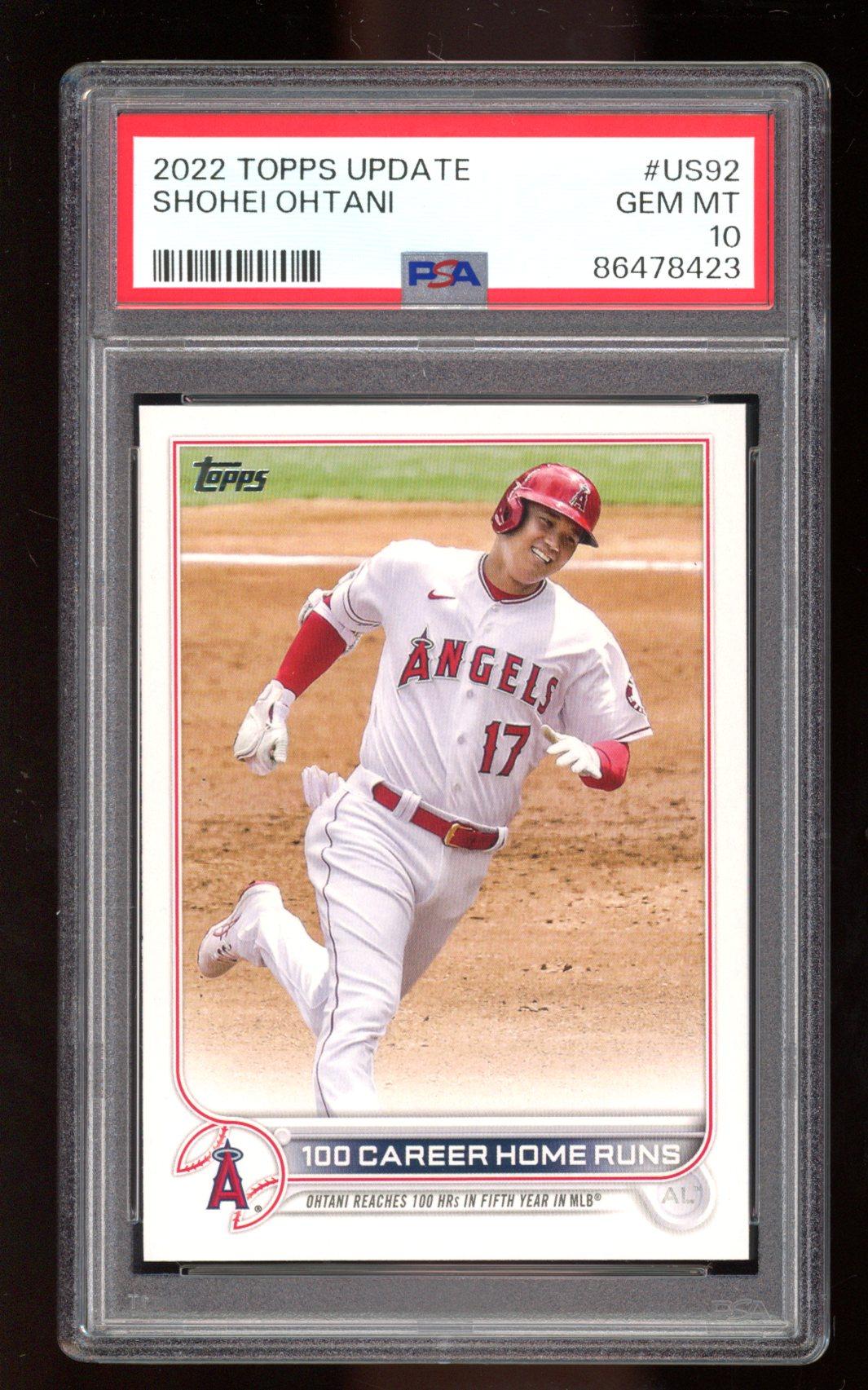 Shohei Ohtani 2022 Topps Update #US92 (PSA 10) at PristineAuction.com Shohei Ohtani 2022 Topps Update #US92 (PSA 10) at PristineAuction.com