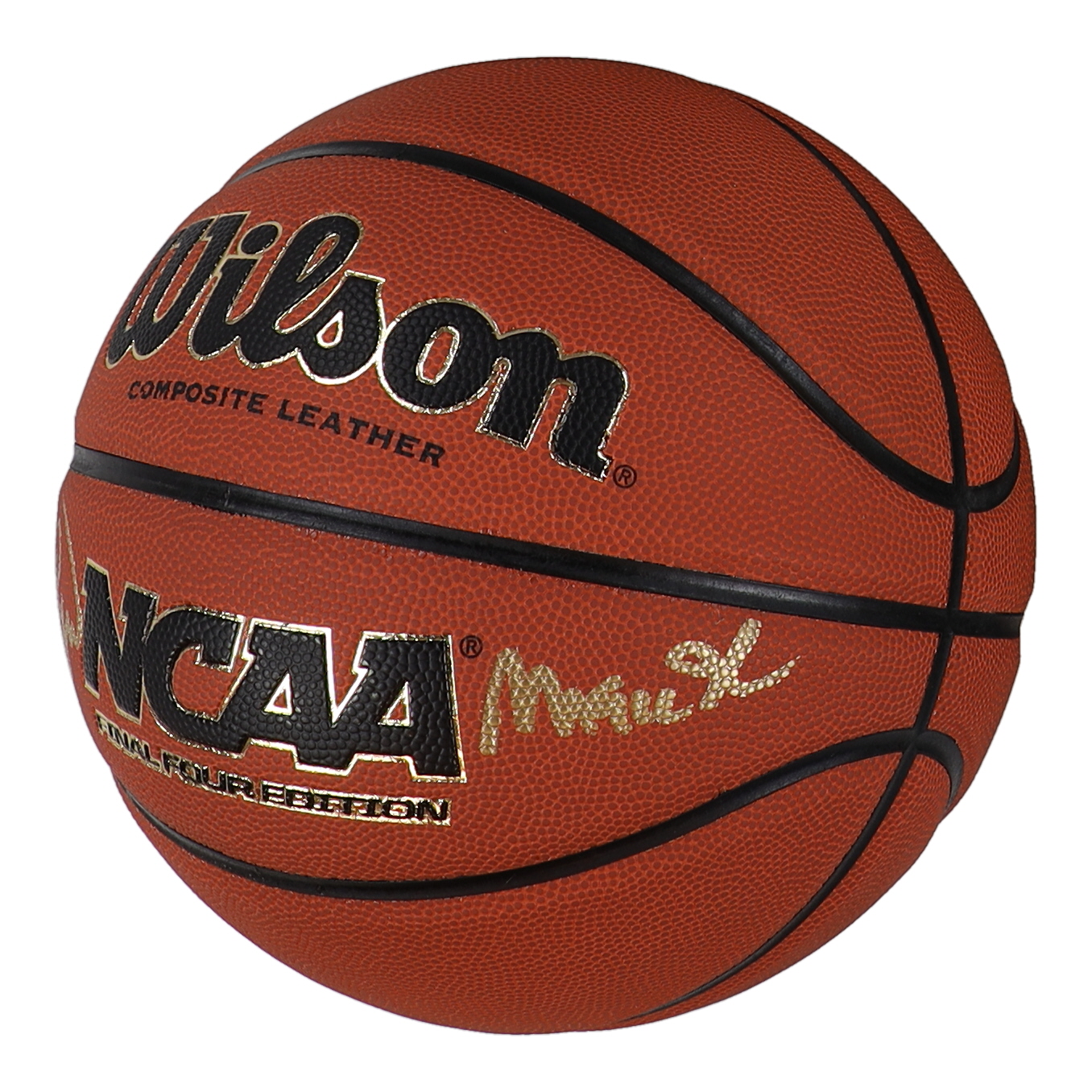 Magic Johnson & Larry Bird Signed NCAA Special Final Four Edition Basketball with All Wood Basketball Stand (PSA & Beckett) at PristineAuction.com Magic Johnson & Larry Bird Signed NCAA Special Final Four Edition Basketball with All Wood Basketball Stand (PSA & Beckett) at PristineAuction.com