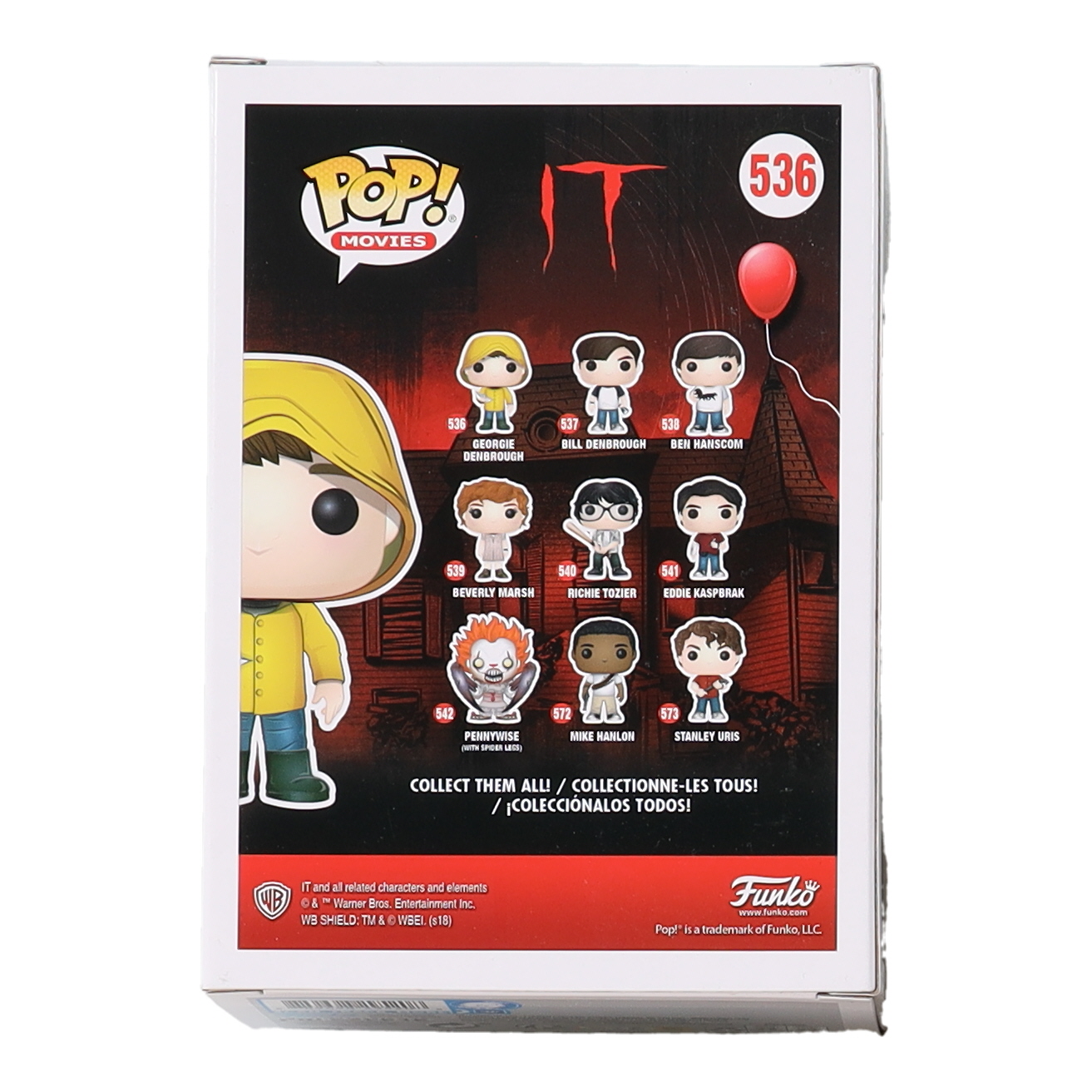Jackson Robert Scott Signed "IT" #536 Georgie Denbrough Limited Chase Edition Funko Pop! Vinyl Figure Inscribed "You Lied, I Died" (Beckett) at PristineAuction.com Jackson Robert Scott Signed "IT" #536 Georgie Denbrough Limited Chase Edition Funko Pop! Vinyl Figure Inscribed "You Lied, I Died" (Beckett) at PristineAuction.com