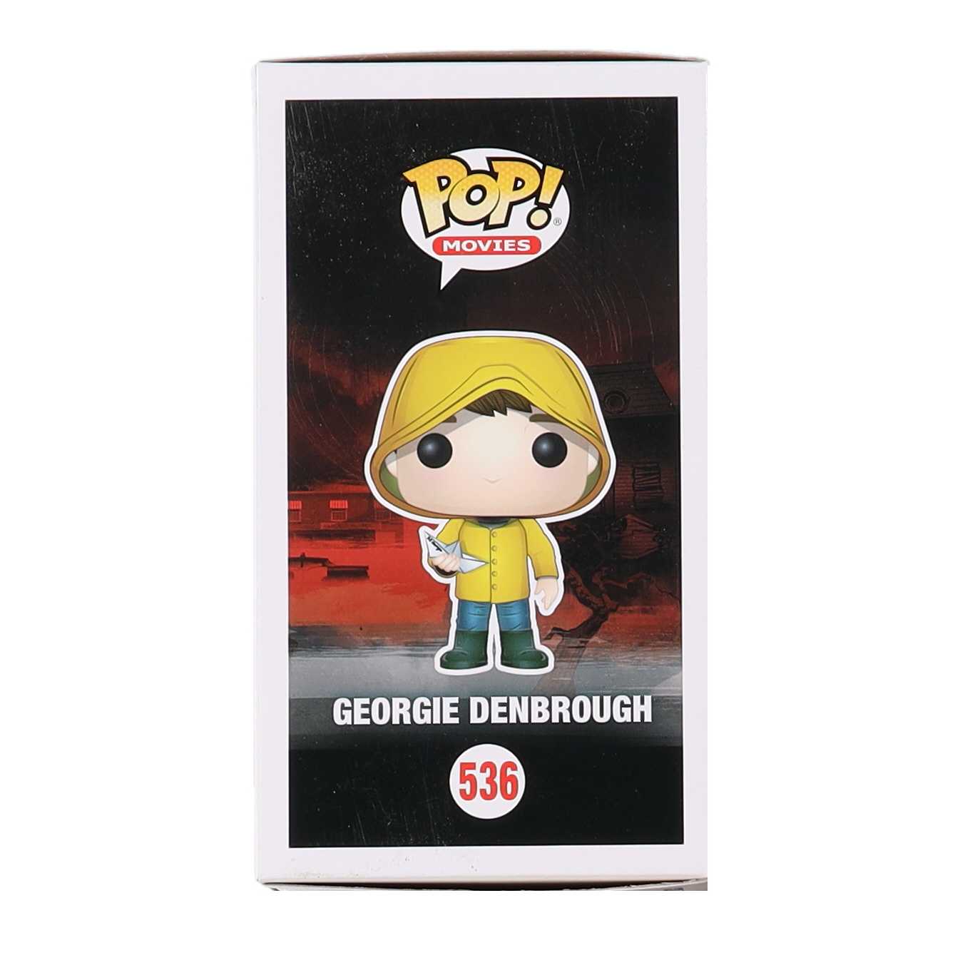 Jackson Robert Scott Signed "IT" #536 Georgie Denbrough Limited Chase Edition Funko Pop! Vinyl Figure Inscribed "You Lied, I Died" (Beckett) at PristineAuction.com Jackson Robert Scott Signed "IT" #536 Georgie Denbrough Limited Chase Edition Funko Pop! Vinyl Figure Inscribed "You Lied, I Died" (Beckett) at PristineAuction.com