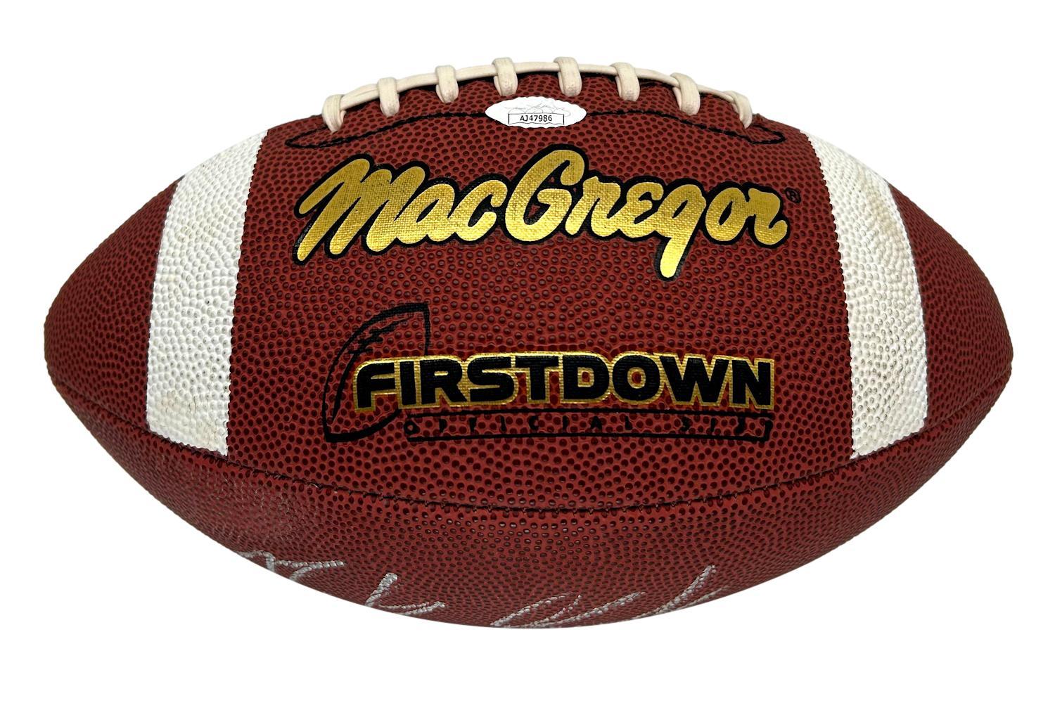 Rob Gronkowski & Dan Gronkowski Signed Football (JSA) at PristineAuction.com Rob Gronkowski & Dan Gronkowski Signed Football (JSA) at PristineAuction.com