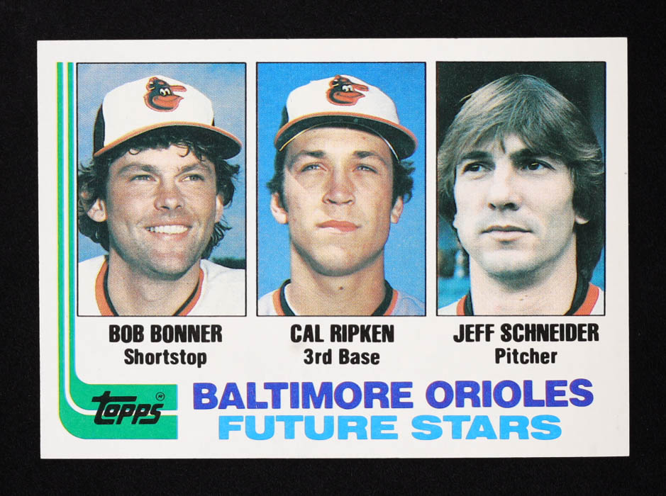 Bob Bonner / Cal Ripken Jr. / Jeff Schneider 1982 Topps #21 RC at PristineAuction.com Bob Bonner / Cal Ripken Jr. / Jeff Schneider 1982 Topps #21 RC at PristineAuction.com
