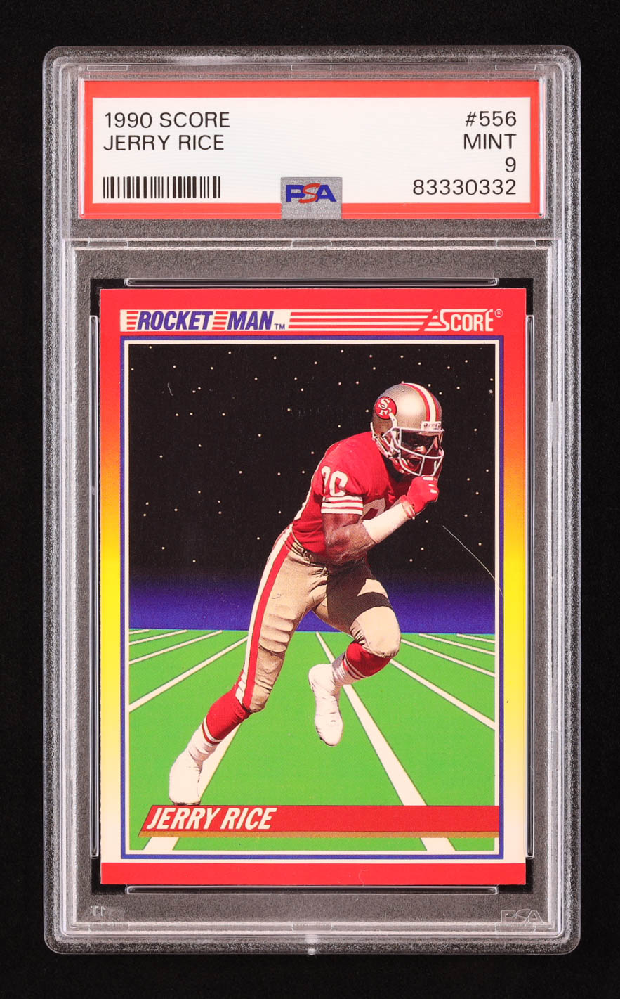 Jerry Rice 1990 Score #556 RM (PSA 9) | Pristine Auction