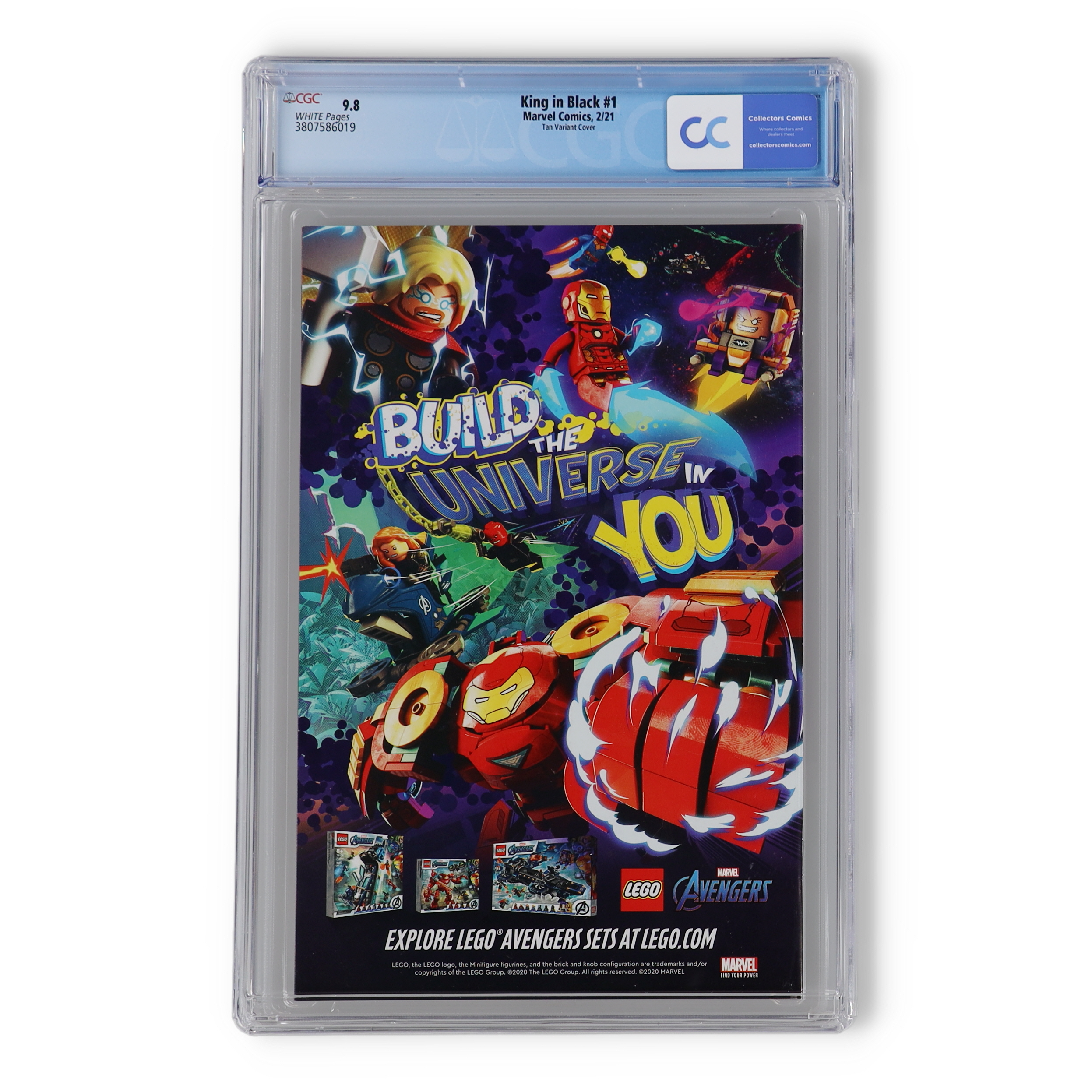 2021 "King in Black" Issue #1 Marvel Comic Book (CGC 9.8) at PristineAuction.com 2021 "King in Black" Issue #1 Marvel Comic Book (CGC 9.8) at PristineAuction.com