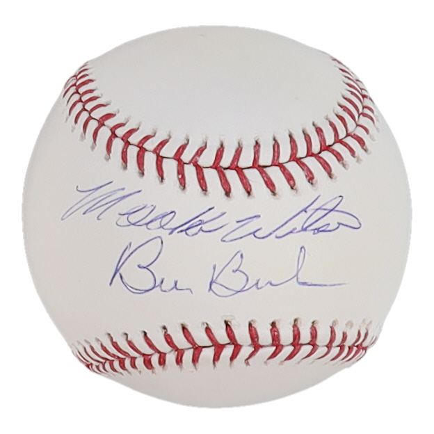 Bill Buckner & Mookie Wilson Signed OML Baseball (Steiner) at PristineAuction.com Bill Buckner & Mookie Wilson Signed OML Baseball (Steiner) at PristineAuction.com