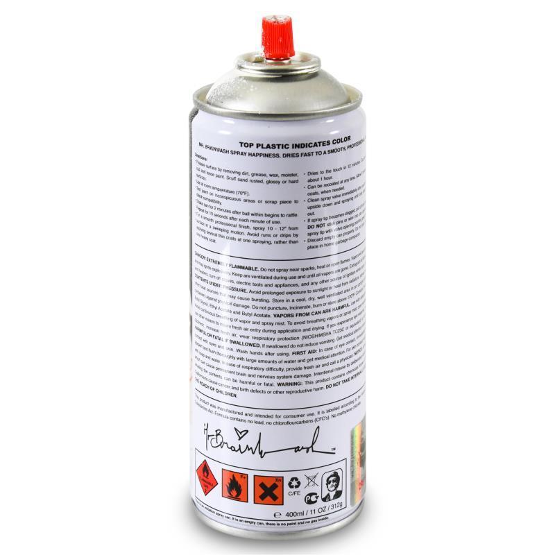 "Van Gogh (White)" LE Hand-Painted Spray Can by Mr. Brainwash at PristineAuction.com "Van Gogh (White)" LE Hand-Painted Spray Can by Mr. Brainwash at PristineAuction.com
