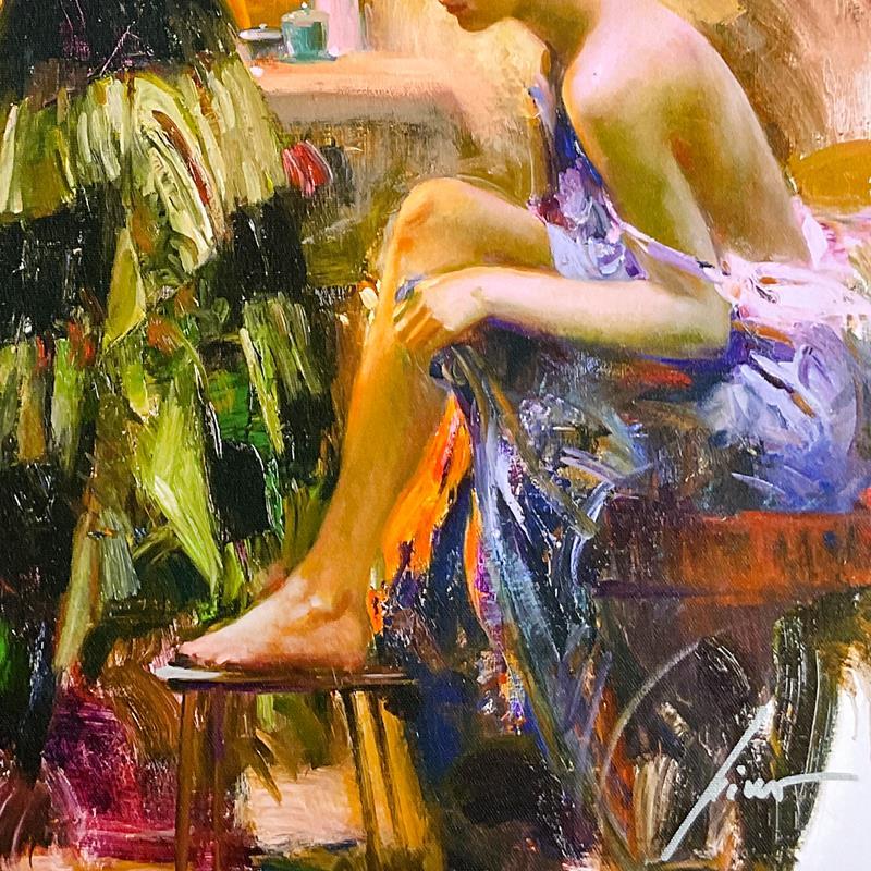 "Almost Ready" Limited Edition 20x16 Giclee on Canvas by Pino (PA) at PristineAuction.com "Almost Ready" Limited Edition 20x16 Giclee on Canvas by Pino (PA) at PristineAuction.com