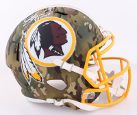 Joe Theismann Signed Redskins Full-Size Camo Alternate Speed Helmet Inscribed "83 MVP" (JSA) at PristineAuction.com